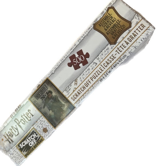 NEW Harry Potter Jigsaw Puzzle Wanted Scratch Off Wizarding World 18 x 24 - Picture 3 of 5